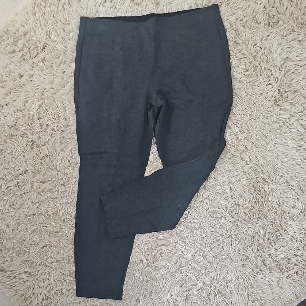 White House Black Market Charcoal Leggings, XL